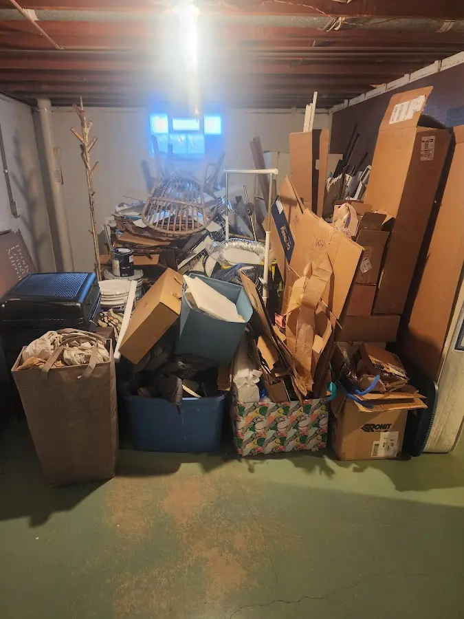 Roll-off dumpster container at job site for Construction Dumpster Rental in East Donegal